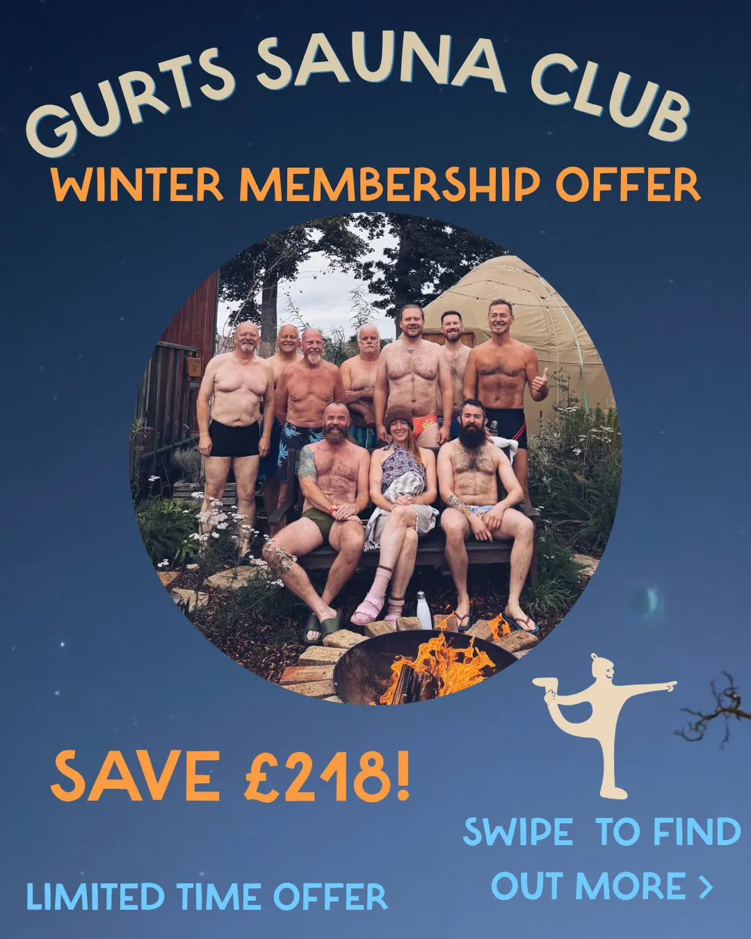 Gurt's Sauna Club Membership: Winter Membership Offer