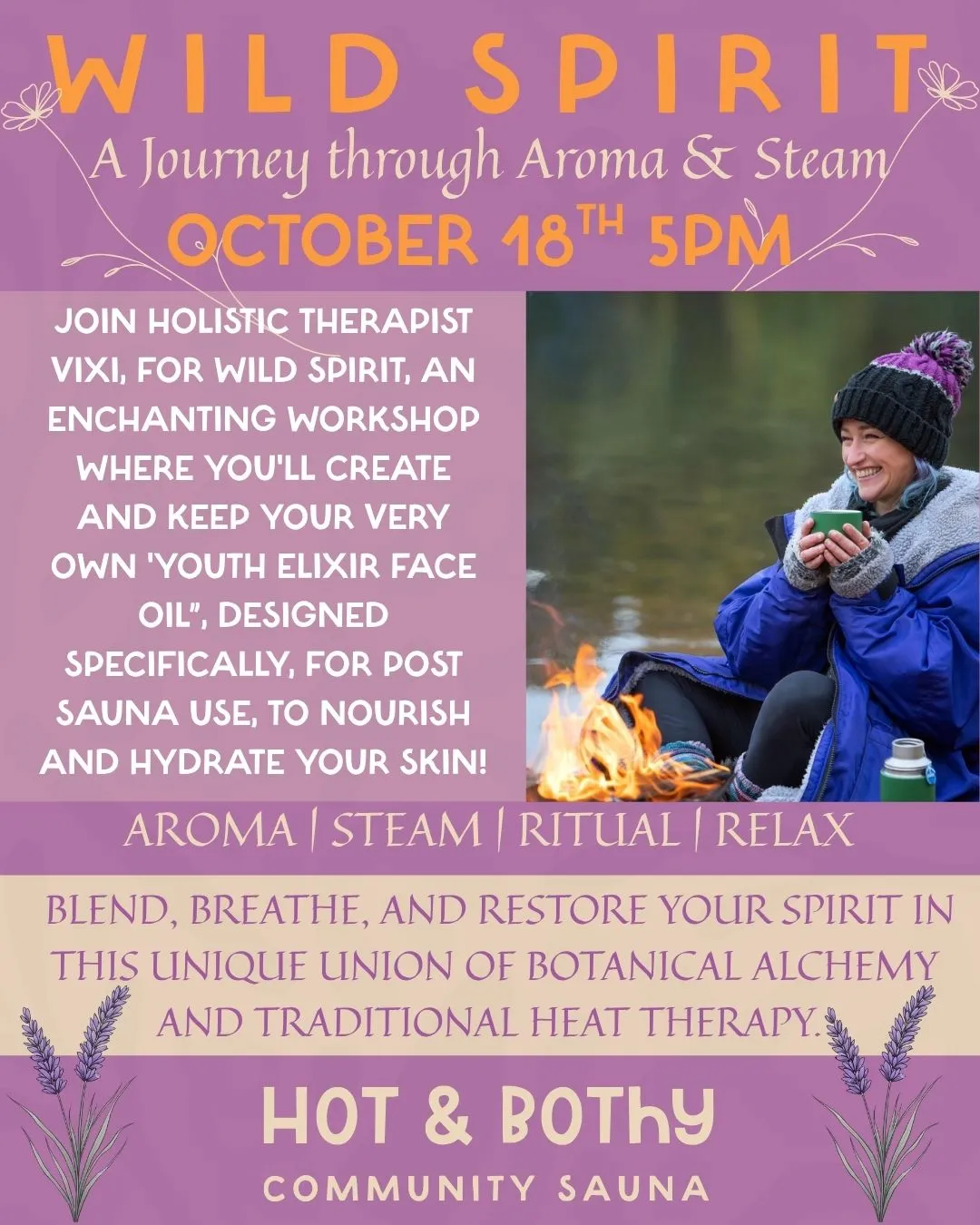 Wild Spirit - A Journey through Aroma & Steam October 18th
