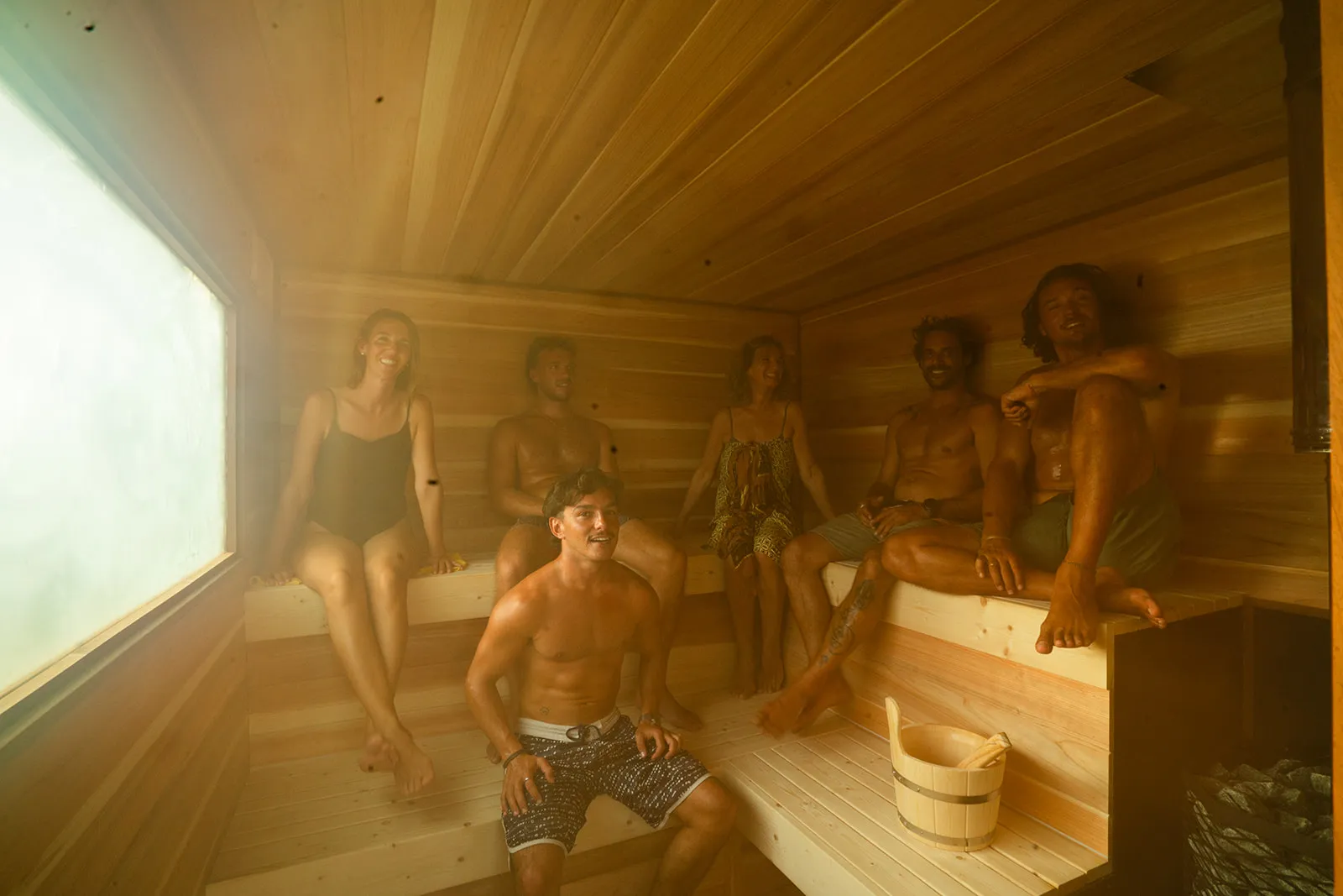 Social sauna session