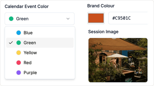 An image of Dreelio's in app customization feature